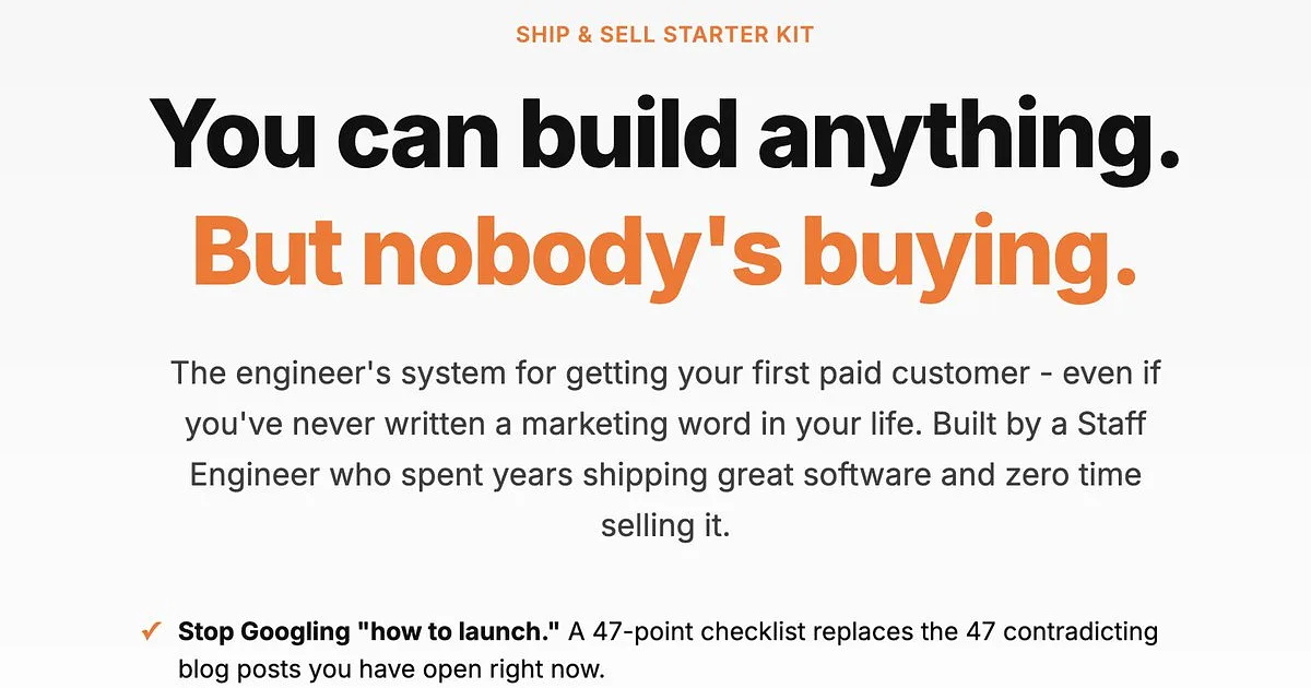 Ship & Sell Starter Kit