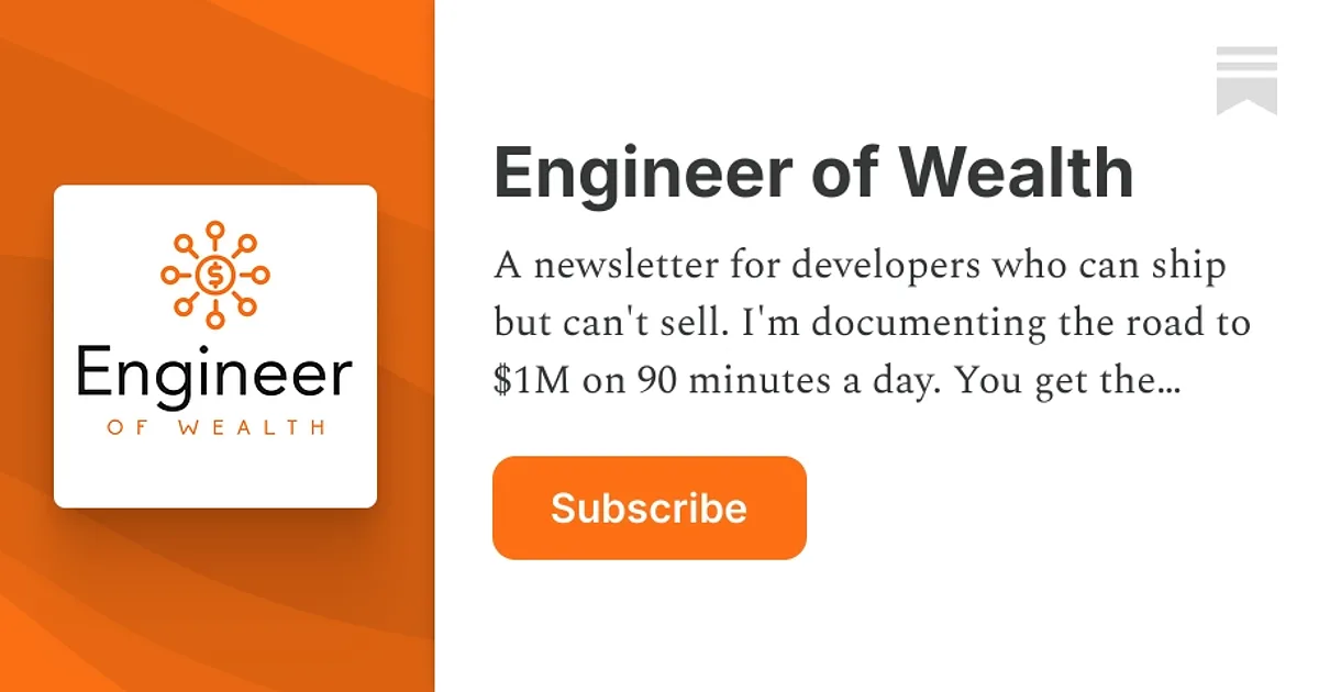 Engineer of Wealth - Newsletter
