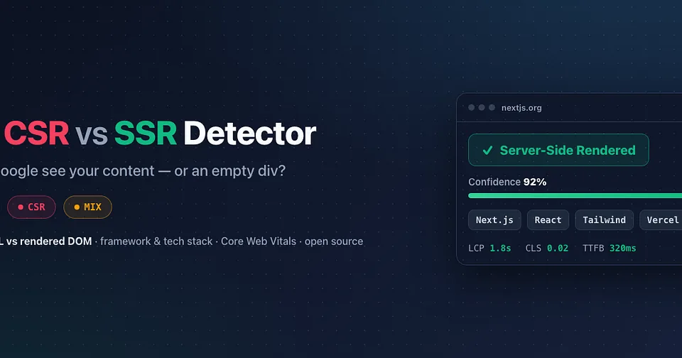 CSR vs SSR Detector
