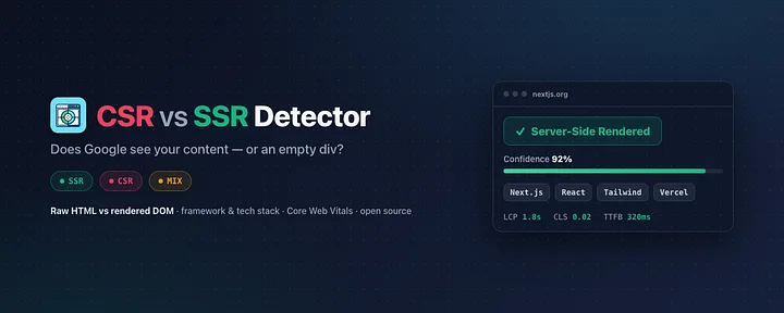 CSR vs SSR Detector